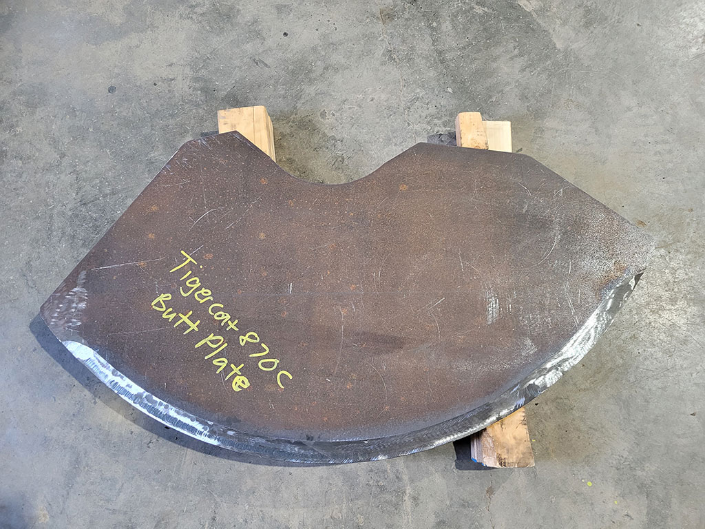 Feller Buncher Butt Plate